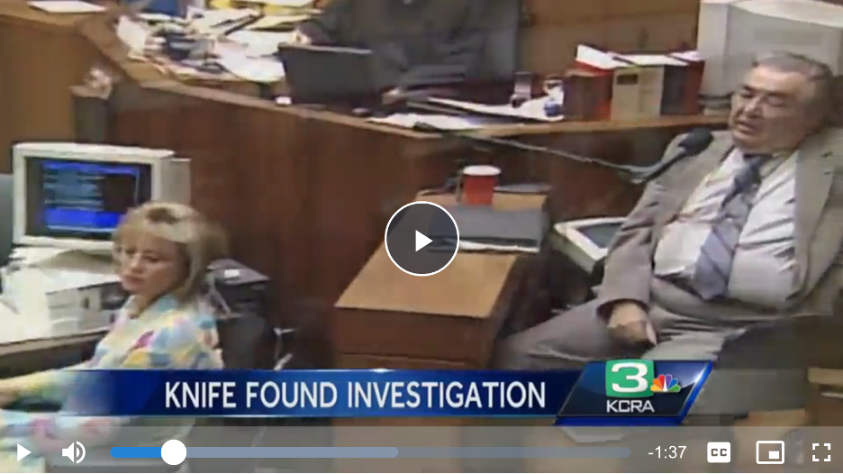 Blasier discusses 2016 finding of possible murder knife