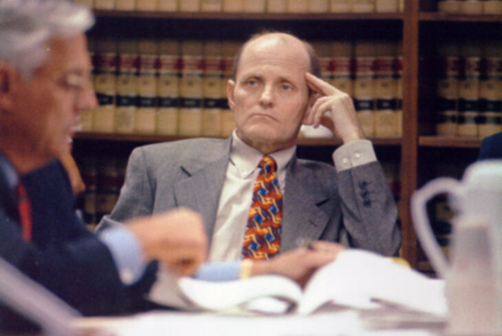bobBakerCivil Bob during OJ’s civil trial. Bob was the only attorney retained to work on both criminal and civil cases.
